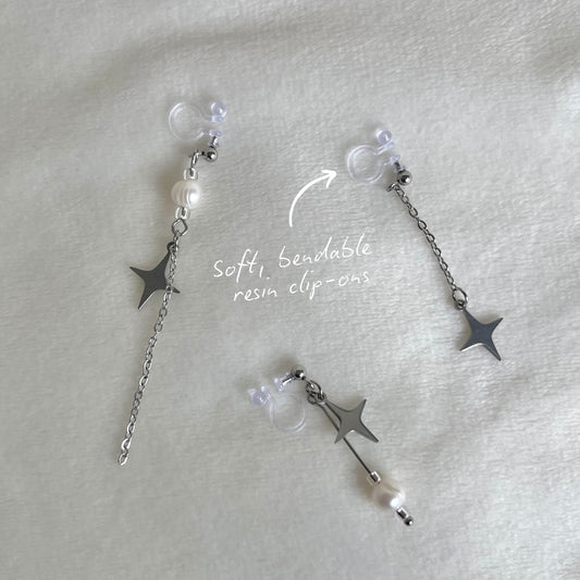 STELLA Sparkle Clip-On Earrings
