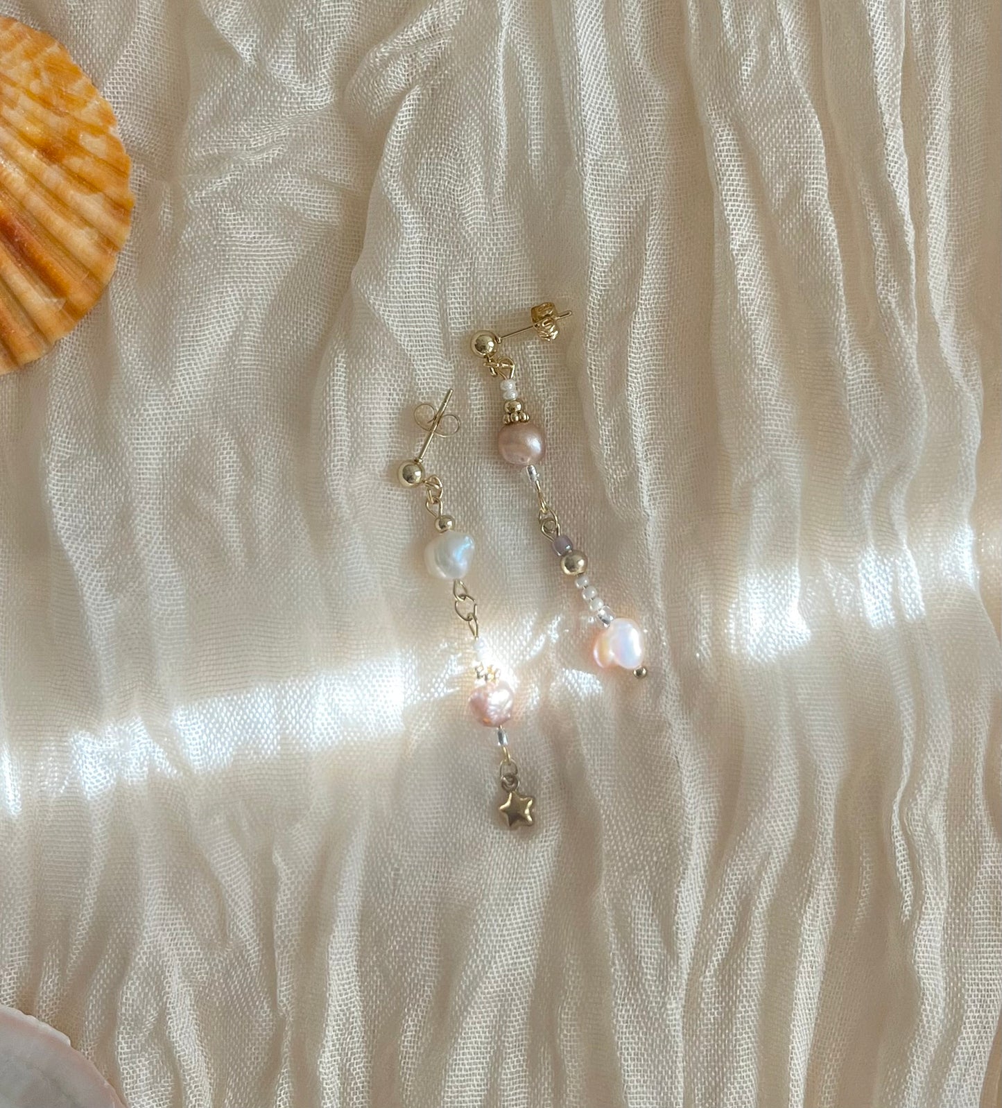 EVA Pastel Pearl Drop Earrings (Clip-on Option Available)