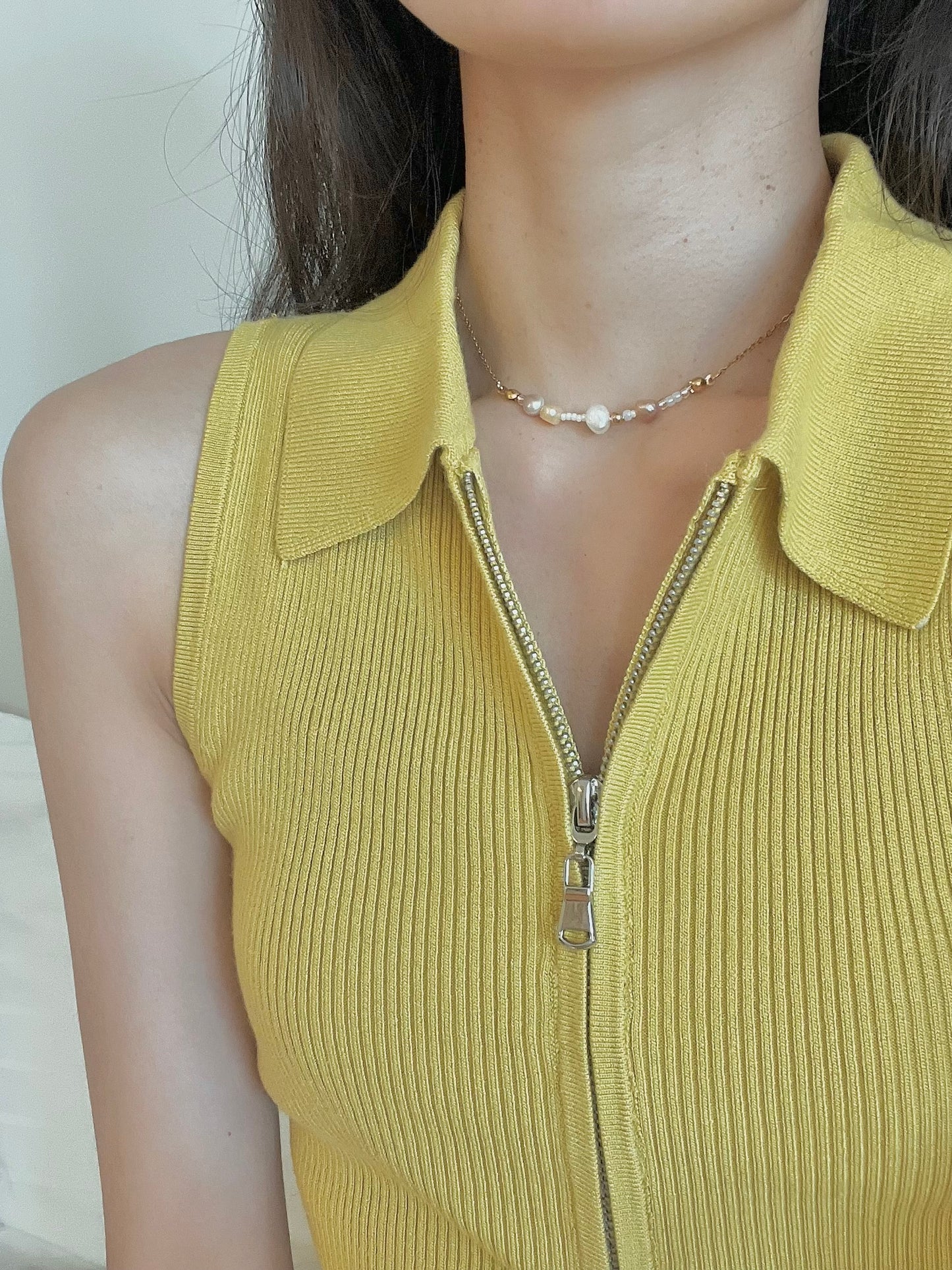 EVA PETITE Pastel Pearl Necklace