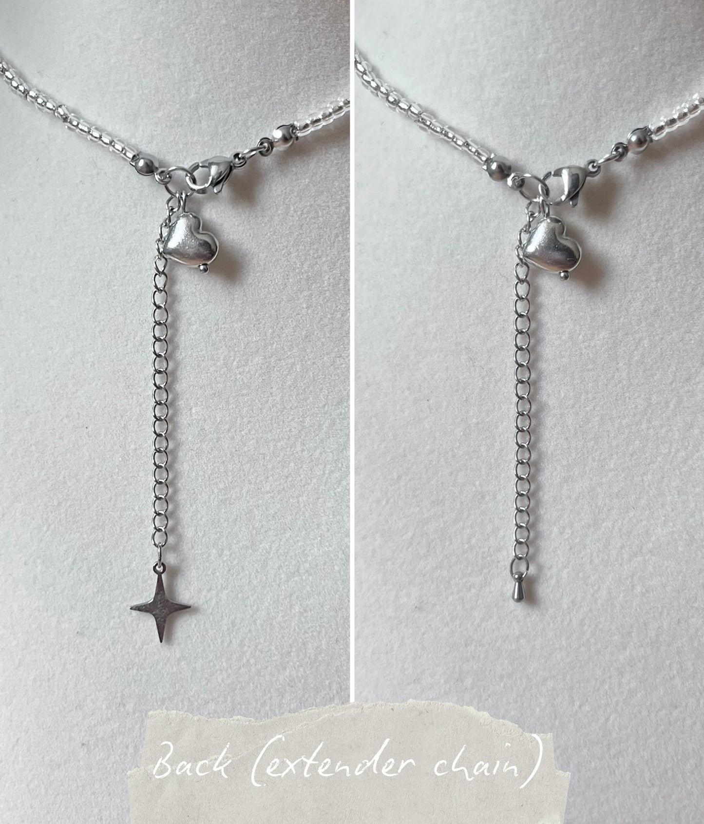 SERENA Silver Bow Choker