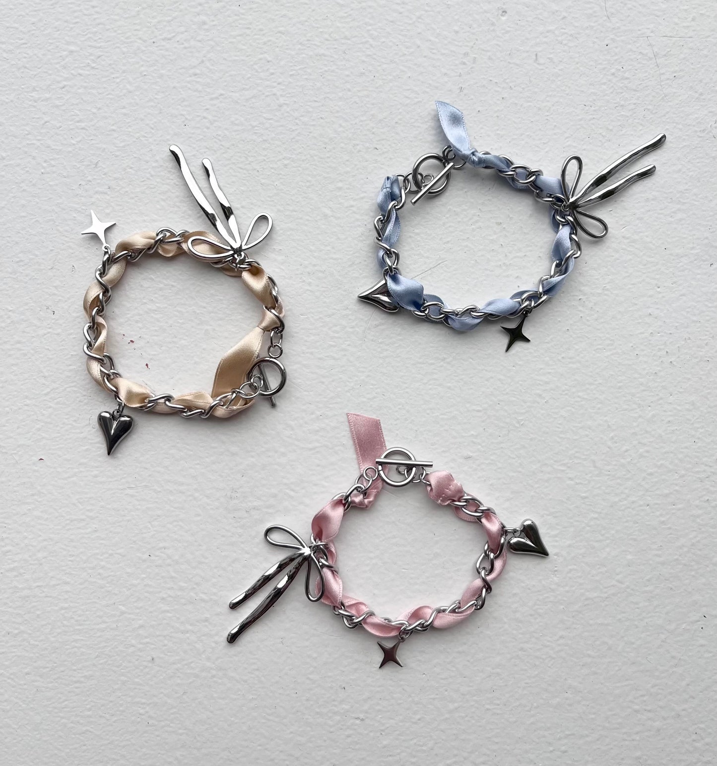 CORA Coquette Chain Bracelet - Champagne Yellow